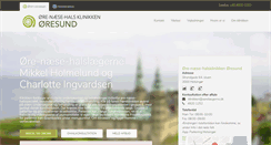 Desktop Screenshot of oerelaegerne.dk